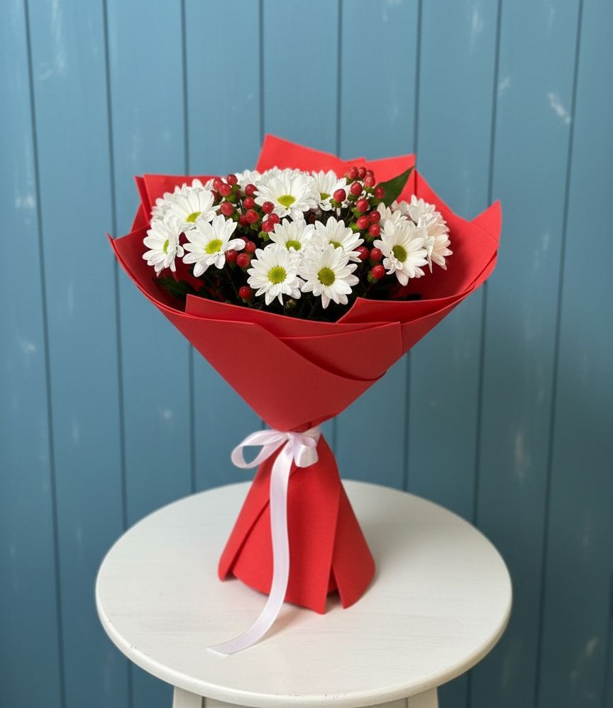 Букет цветов из: Хризантемы в Северном Оренбургской области