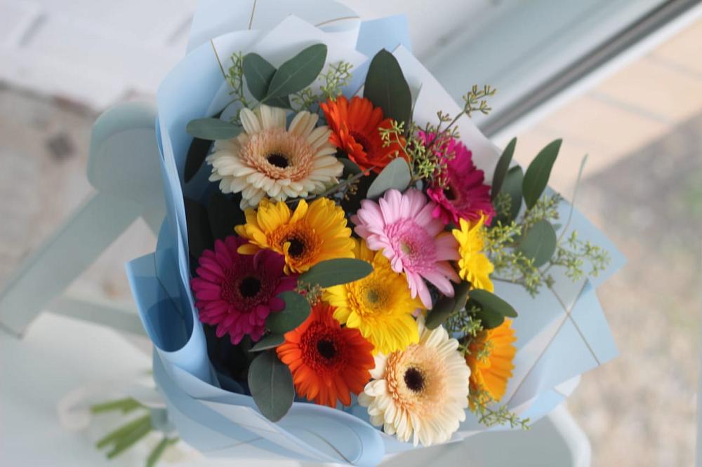 Букет цветов из: Герберы в Северном Оренбургской области