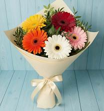 Букет цветов из:  Герберы в Северном Оренбургской области