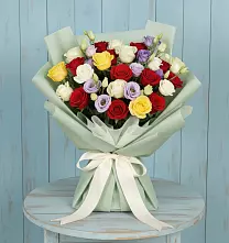 Букет цветов из:  Розы #REPLACE_PRED# Северном Оренбургской области