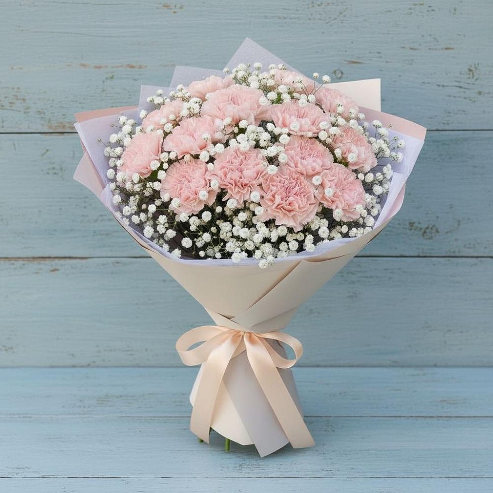 Букет цветов из: Гвоздики в Северном Оренбургской области