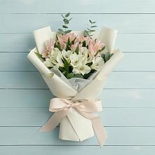 Букет цветов из:  Альстромерии в Северном Оренбургской области