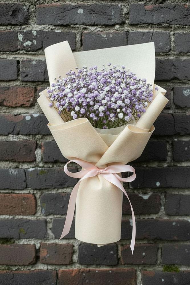 Букет цветов из: Гипсофила в Северном Оренбургской области