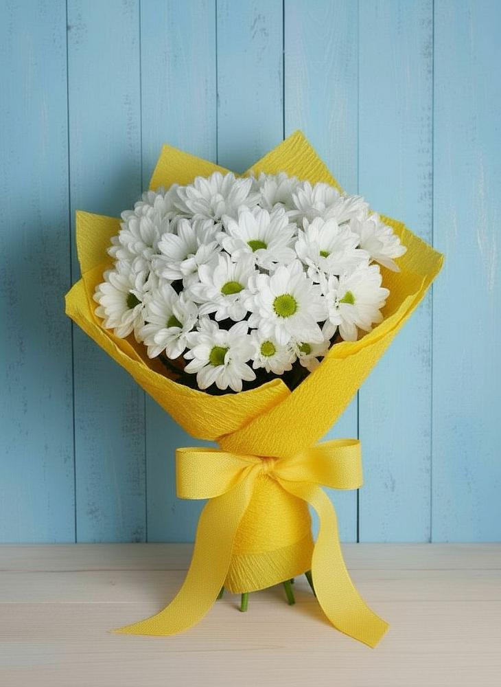 Букет цветов из: Хризантемы в Северном Оренбургской области