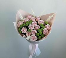 Букет цветов из:  Розы и Хризантемы #REPLACE_PRED# Северном Оренбургской области