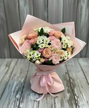 Букет цветов из:  Гвоздики, Розы и Хризантемы #REPLACE_PRED# Северном Оренбургской области