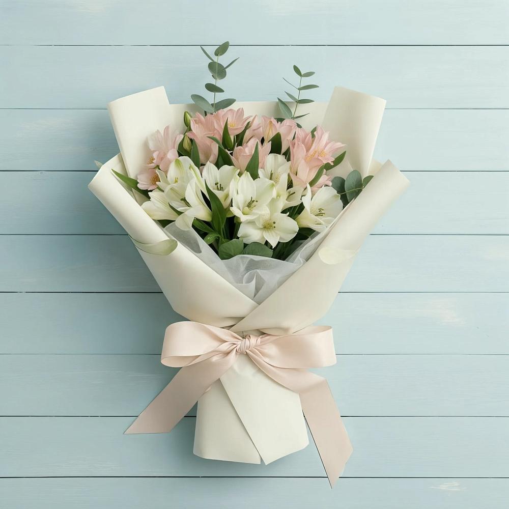 Букет цветов из: Альстромерии в Северном Оренбургской области