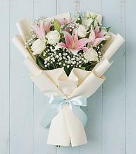 Букет цветов из:  Лилии в Северном Оренбургской области