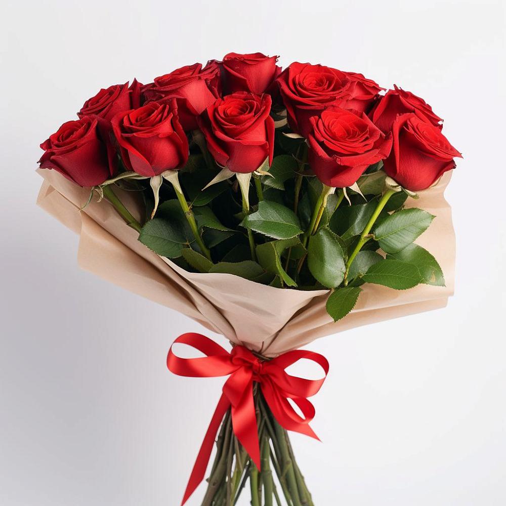 Букет 11 Красных роз Эдлесс Лав в Северном Оренбургской области