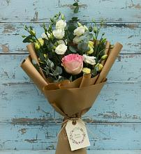 Букет цветов из:  Розы и Лизиантусы #REPLACE_PRED# Северном Оренбургской области