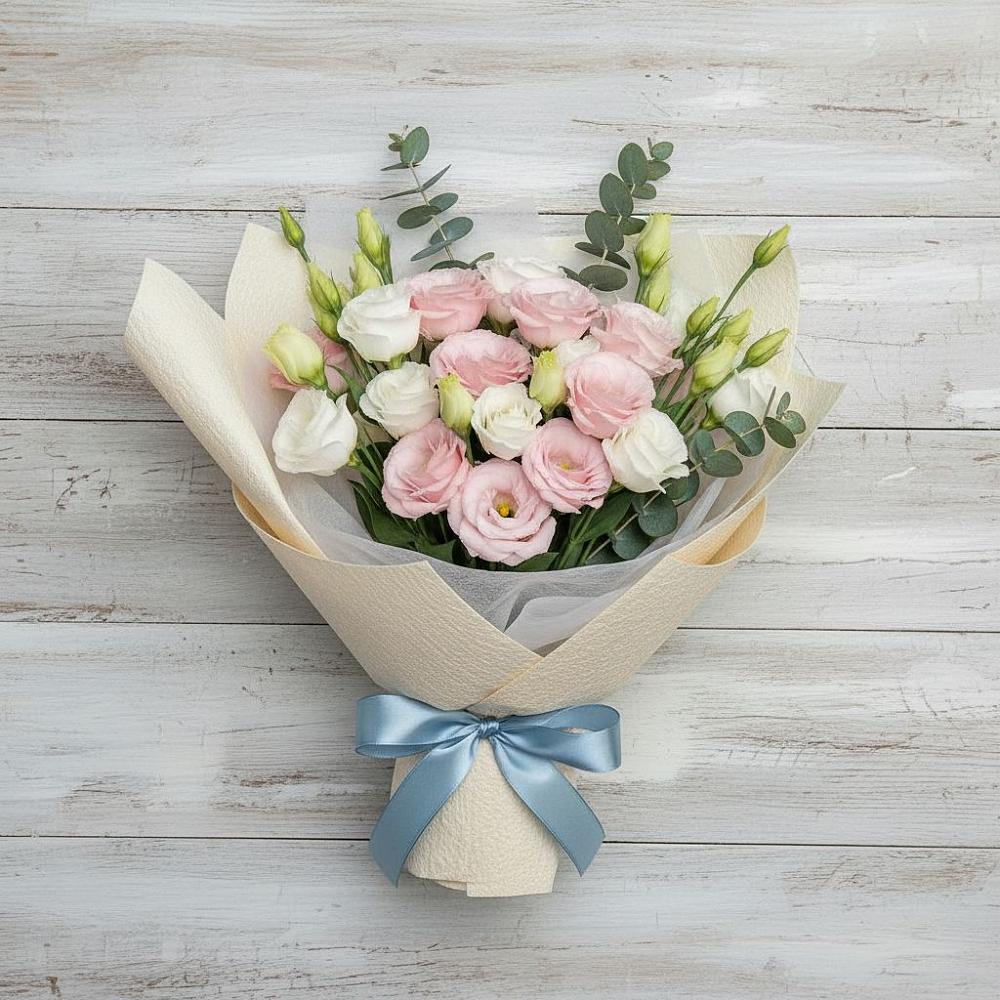 Букет цветов из: Лизиантусы в Северном Оренбургской области